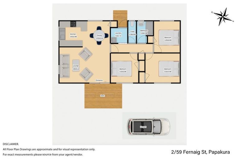 Photo of property in 2/59 Fernaig Street, Papakura, 2110