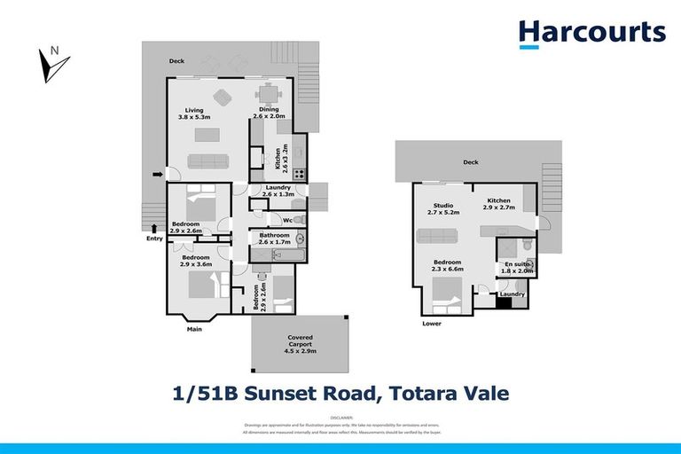 Photo of property in 1/51b Sunset Road, Totara Vale, Auckland, 0632
