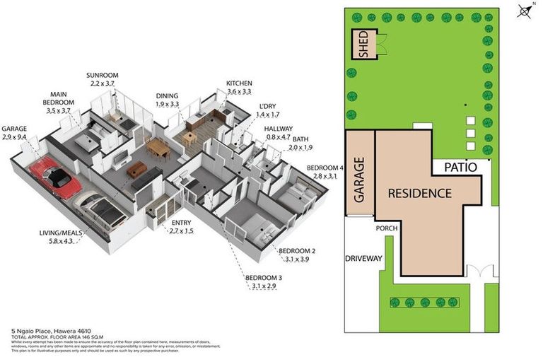 Photo of property in 5 Ngaio Place, Hawera, 4610