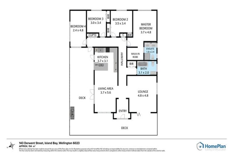 Photo of property in 143 Derwent Street, Island Bay, Wellington, 6023