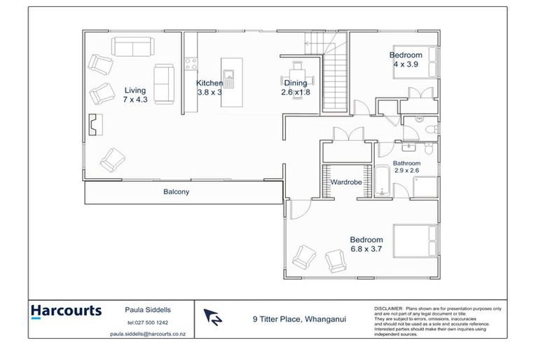 Photo of property in 9 Titter Place, Springvale, Whanganui, 4501
