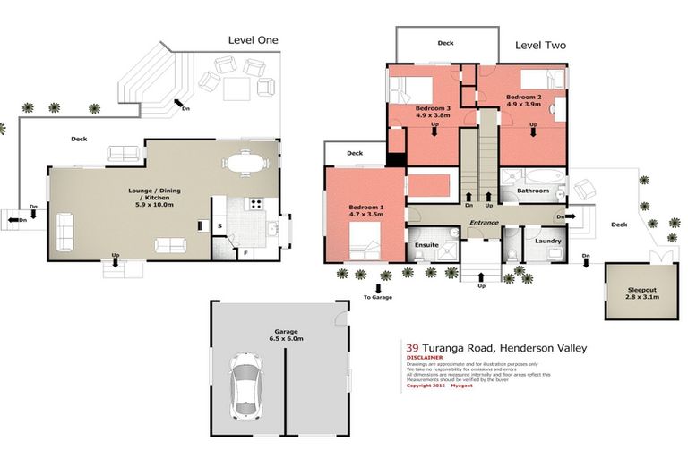 Photo of property in 39 Turanga Road, Henderson Valley, Auckland, 0612