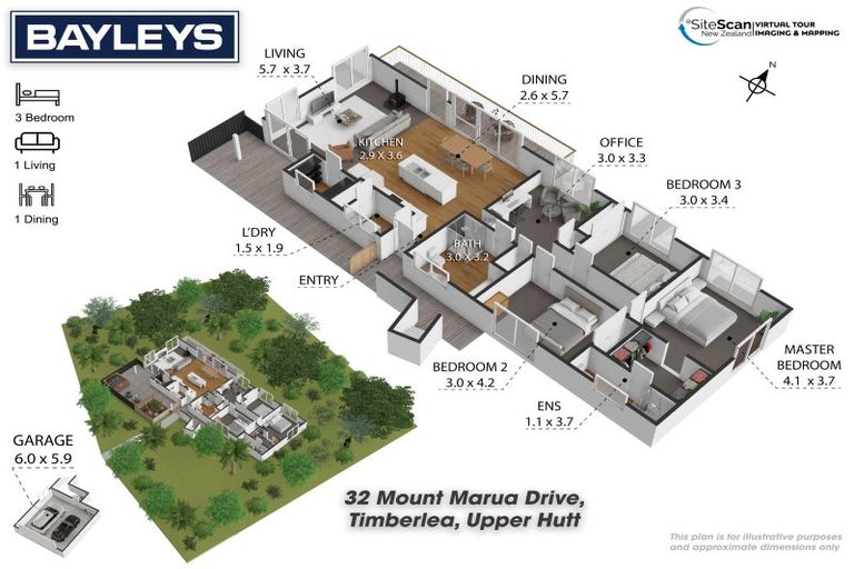 Photo of property in 32 Mount Marua Way, Timberlea, Upper Hutt, 5018