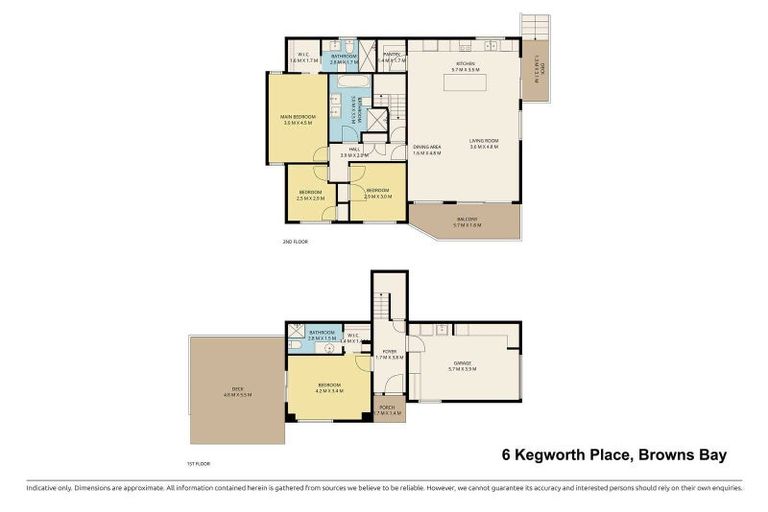 Photo of property in 6 Kegworth Place, Browns Bay, Auckland, 0630