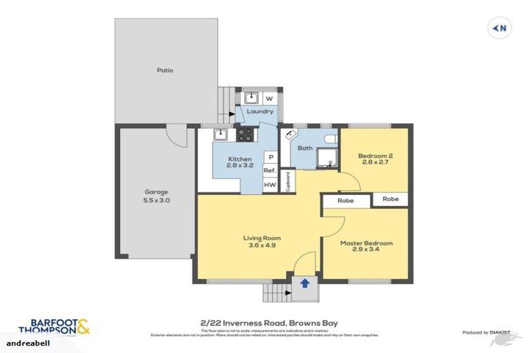 Photo of property in 2/22 Inverness Road, Browns Bay, Auckland, 0630