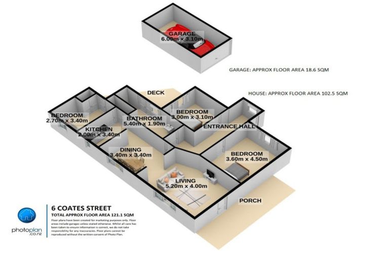 Photo of property in 6 Coates Street, Hamilton East, Hamilton, 3216