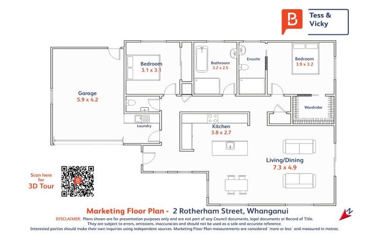 Photo of property in 2 Rotherham Street, Aramoho, Whanganui, 4500