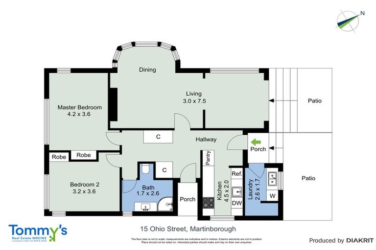 Photo of property in 15 Ohio Street, Martinborough, 5711