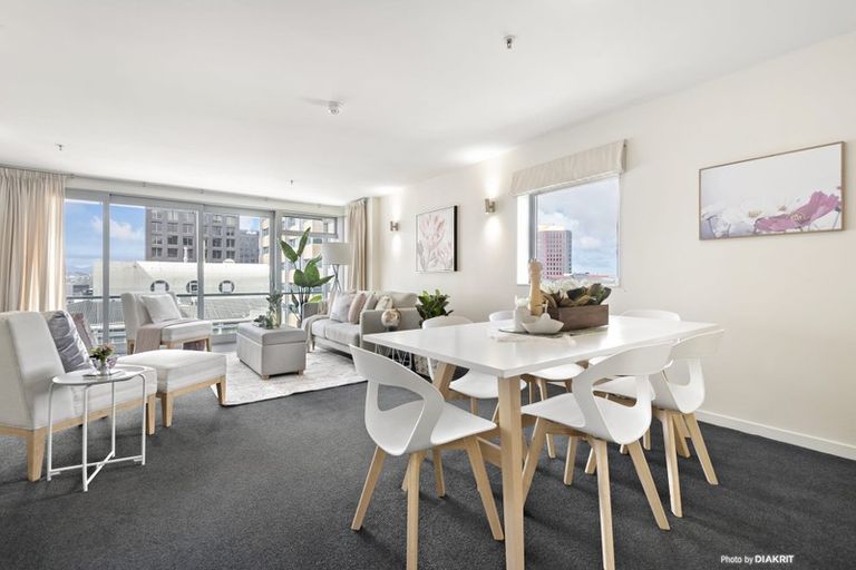Photo of property in Montreaux Apartments, 10d/164 The Terrace, Wellington Central, Wellington, 6011