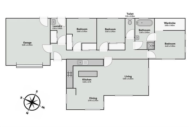 Photo of property in 15 Ormandy Court, Amberley, 7410