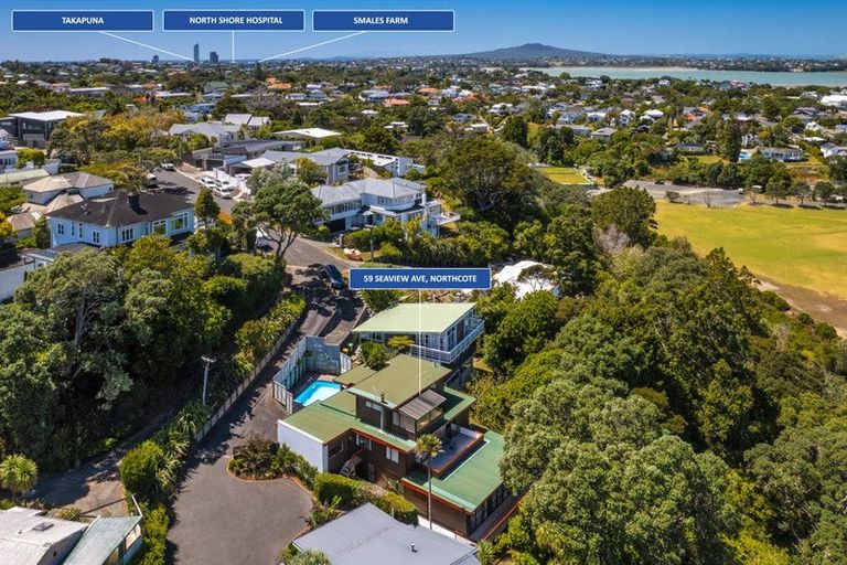 Photo of property in 59 Seaview Avenue, Northcote, Auckland, 0627