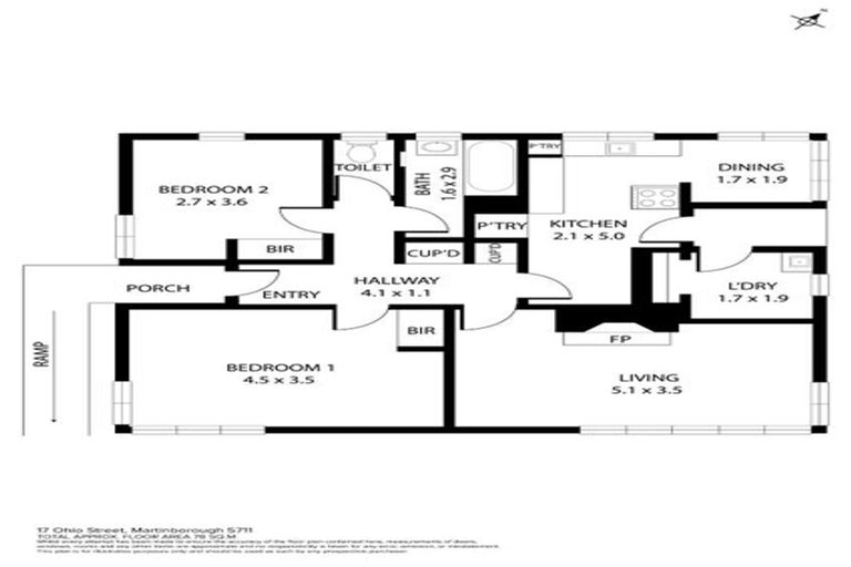 Photo of property in 17 Ohio Street, Martinborough, 5711