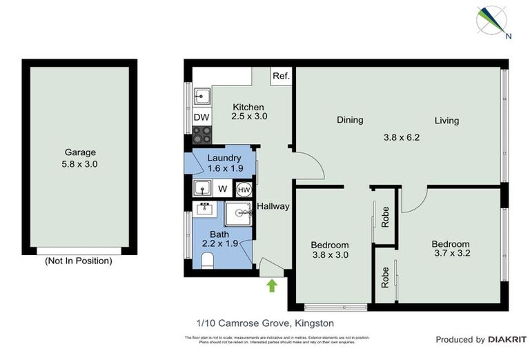 Photo of property in 1/10 Camrose Grove, Kingston, Wellington, 6021