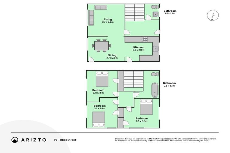 Photo of property in 95 Talbot Street, Whanganui East, Whanganui, 4500