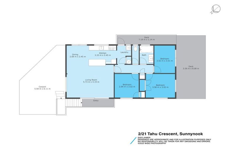 Photo of property in 2/21 Tahu Crescent, Sunnynook, Auckland, 0620