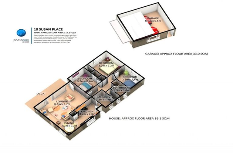 Photo of property in 10 Susan Place, Deanwell, Hamilton, 3206