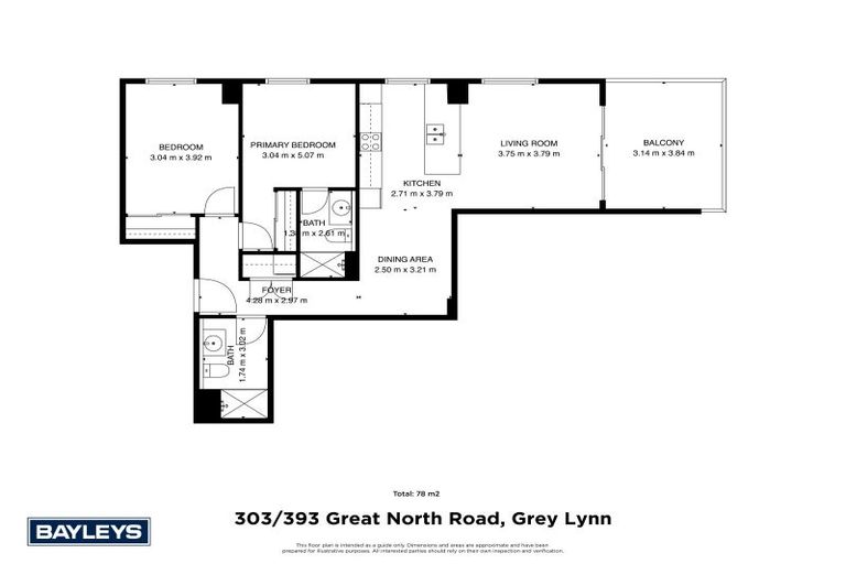 Photo of property in 303/393 Great North Road, Grey Lynn, Auckland, 1021