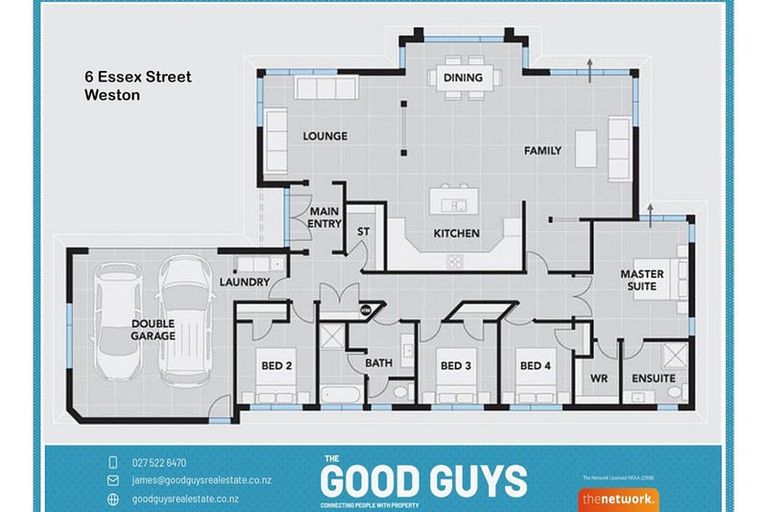 Photo of property in 6 Essex Street, Weston, Oamaru, 9401