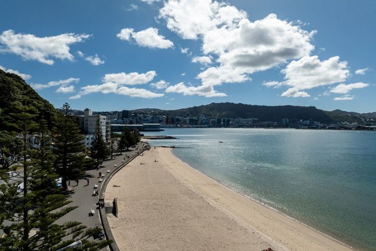 Photo of property in Broadwater Apartments, 214 Oriental Parade, Oriental Bay, Wellington, 6011