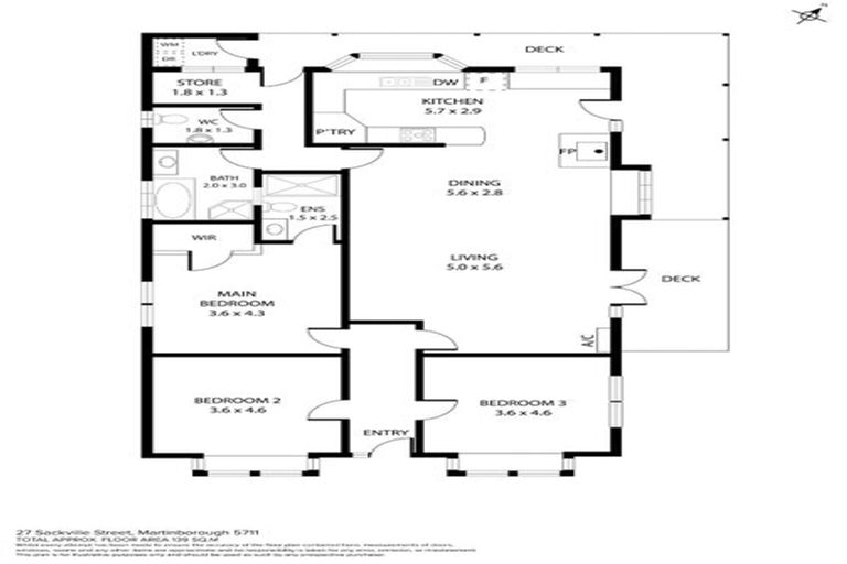 Photo of property in 27 Sackville Street, Martinborough, 5711