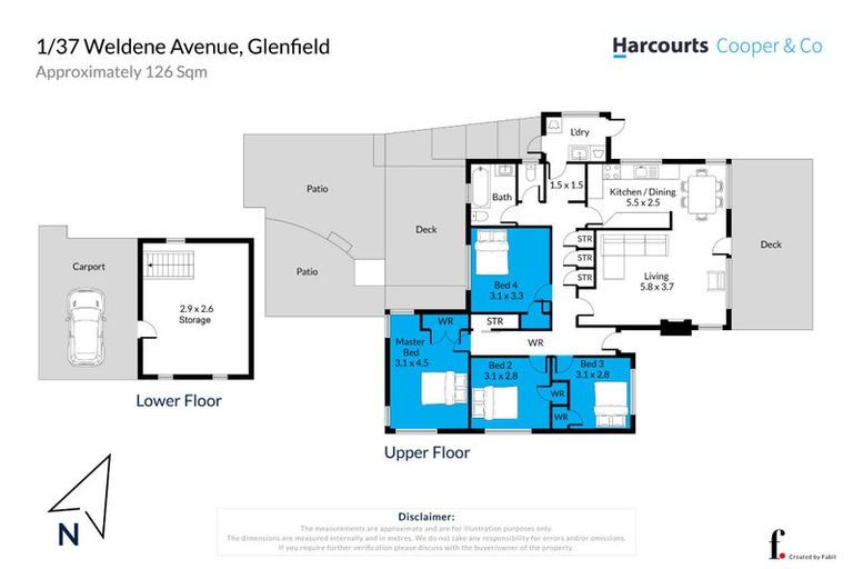 Photo of property in 1/37 Weldene Avenue, Glenfield, Auckland, 0629