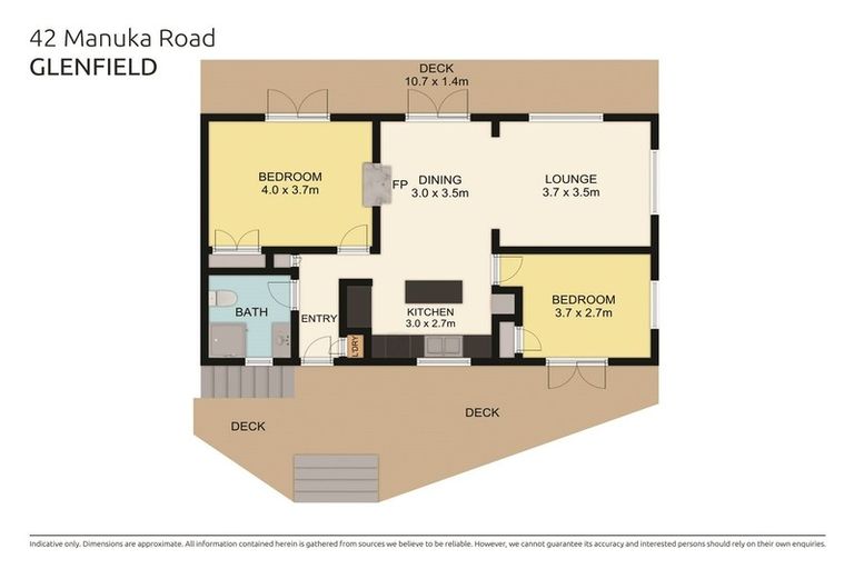 Photo of property in 1/42 Manuka Road, Glenfield, Auckland, 0629