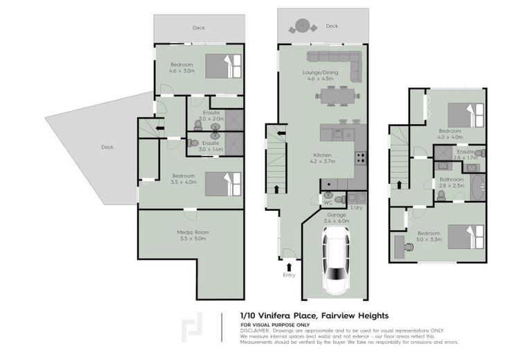 Photo of property in 6/10 Vinifera Place, Fairview Heights, Auckland, 0632