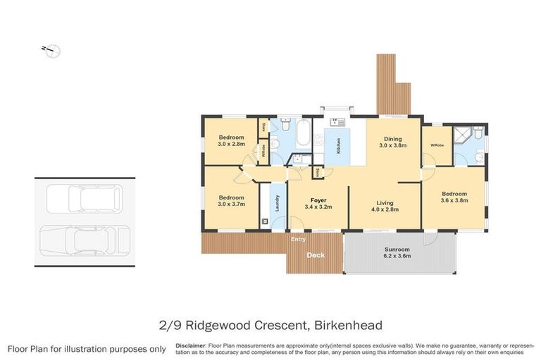 Photo of property in 2/9 Ridgewood Crescent, Birkenhead, Auckland, 0626