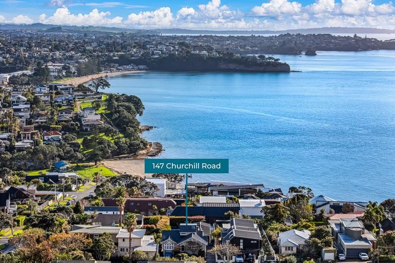 Photo of property in 147 Churchill Road, Rothesay Bay, Auckland, 0630