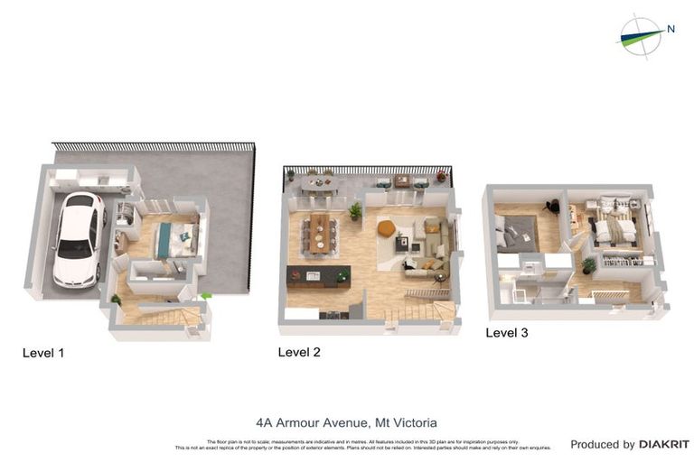 Photo of property in 4a Armour Avenue, Mount Victoria, Wellington, 6011