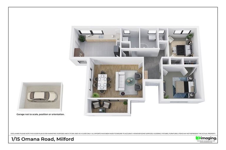 Photo of property in 1/15 Omana Road, Milford, Auckland, 0620