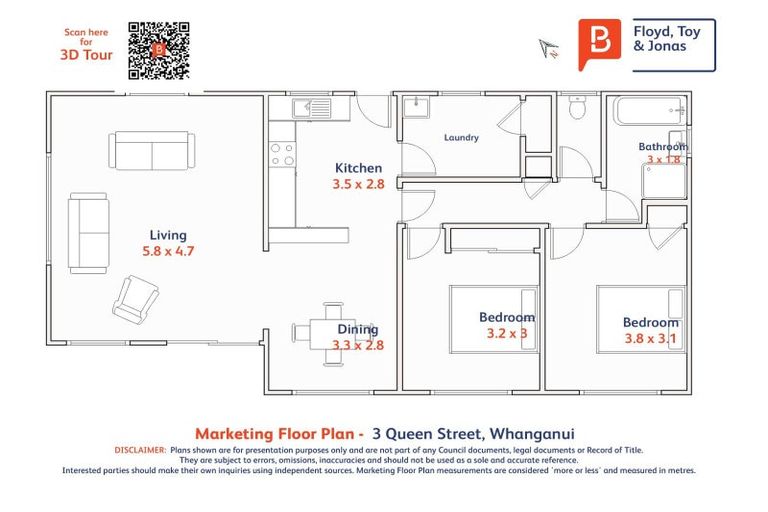 Photo of property in 3 Queen Street, Aramoho, Whanganui, 4500