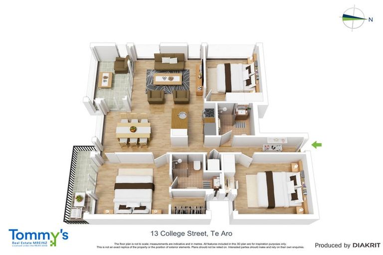 Photo of property in Forte Apartments, 112/13 College Street, Te Aro, Wellington, 6011