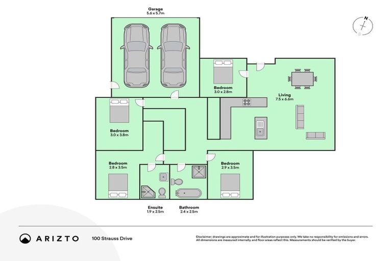 Photo of property in 100 Strauss Drive, Rolleston, 7614