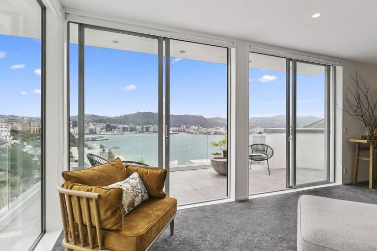 Photo of property in Alto Apartments, 4a/22 Telford Terrace, Oriental Bay, Wellington, 6011