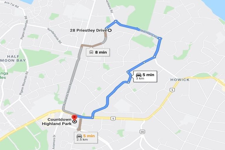 Photo of property in 2/28 Priestley Drive, Bucklands Beach, Auckland, 2014