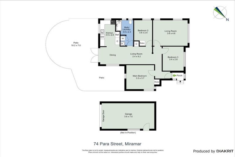 Photo of property in 74 Para Street, Miramar, Wellington, 6022