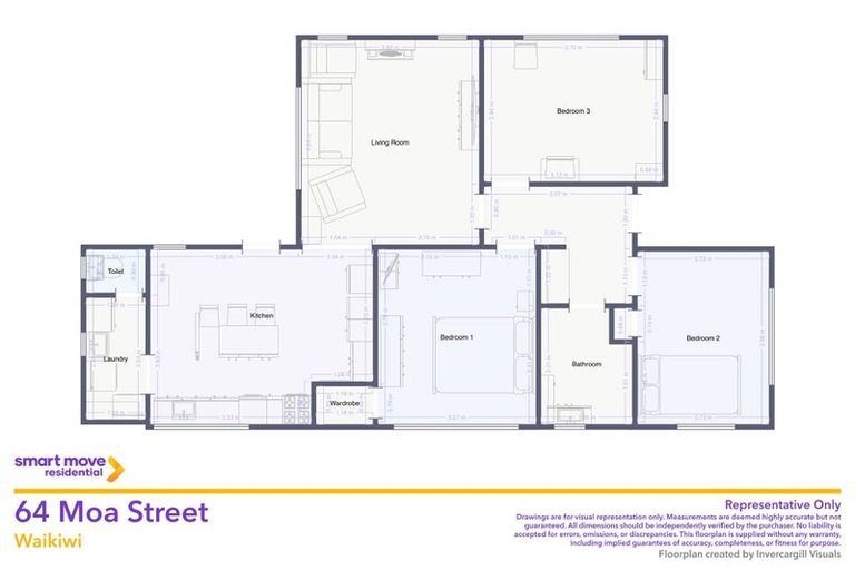 Photo of property in 64 Moa Street, Waikiwi, Invercargill, 9810