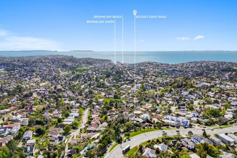 Photo of property in 603 East Coast Road, Browns Bay, Auckland, 0632