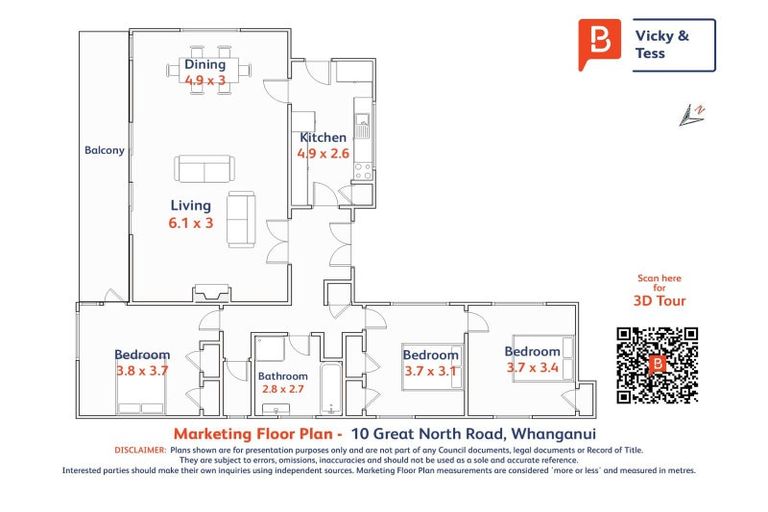 Photo of property in 10 Great North Road, Saint Johns Hill, Whanganui, 4500