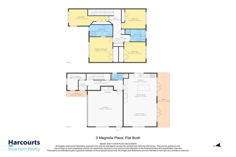 Photo of property in 3 Magnolia Place, Flat Bush, Auckland, 2016