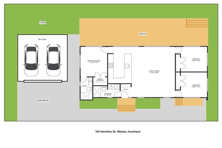 Photo of property in 105 Hamilton Drive, Waiuku, 2123