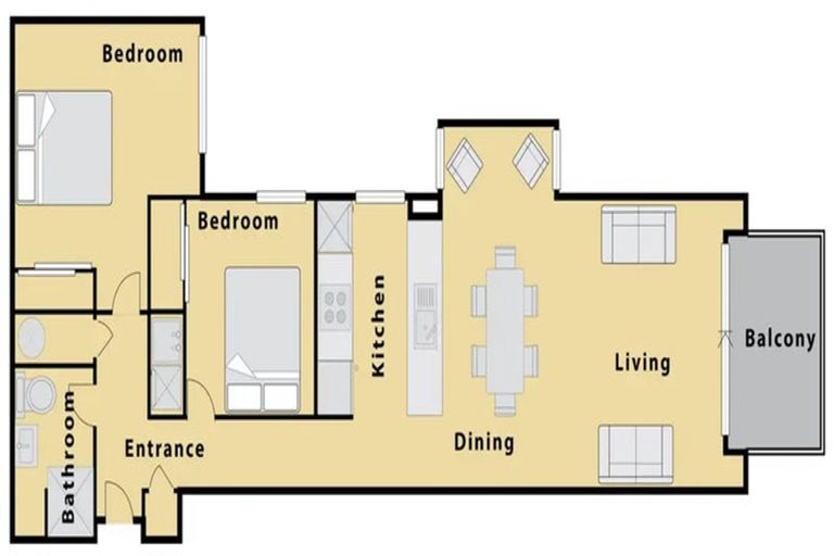 Photo of property in Republic Apartments, 8c/10 Lorne Street, Te Aro, Wellington, 6011