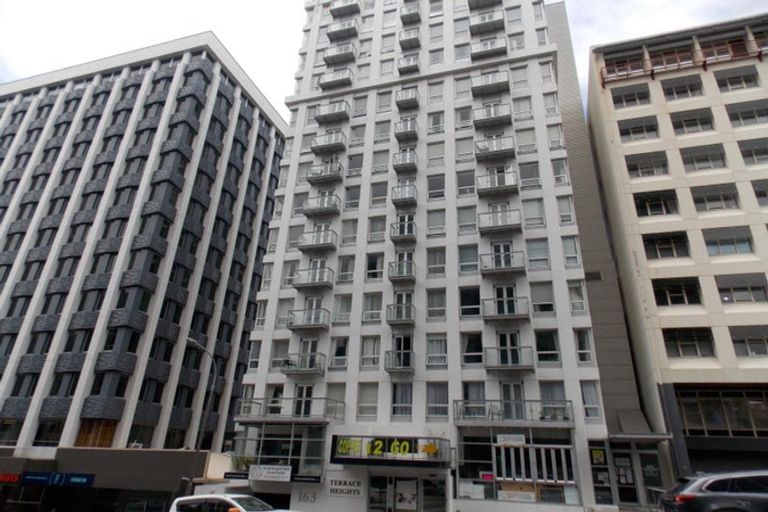 Photo of property in Terrace Heights Apartments, 6e/163 The Terrace, Wellington Central, Wellington, 6011