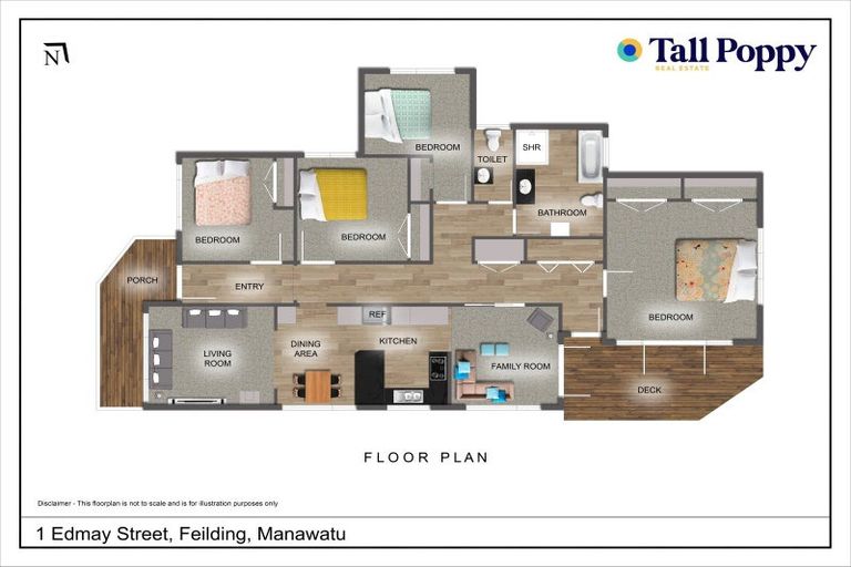 Photo of property in 1 Edmay Street, Feilding, 4702