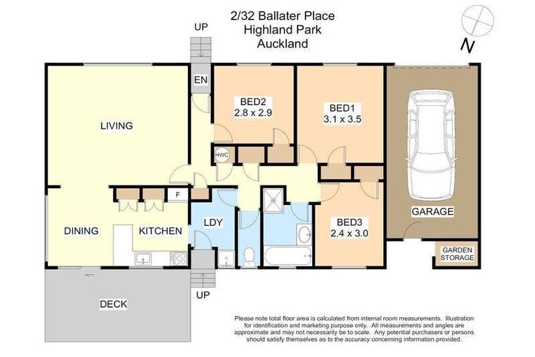 Photo of property in 2/32 Ballater Place, Highland Park, Auckland, 2010