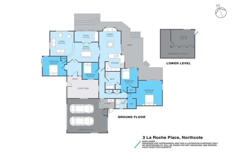 Photo of property in 3 La Roche Place, Northcote, Auckland, 0627