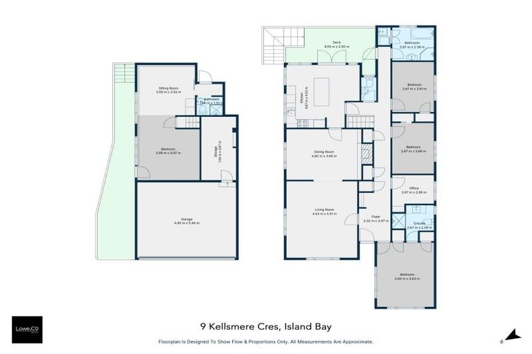 Photo of property in 9 Kellsmere Crescent, Island Bay, Wellington, 6023