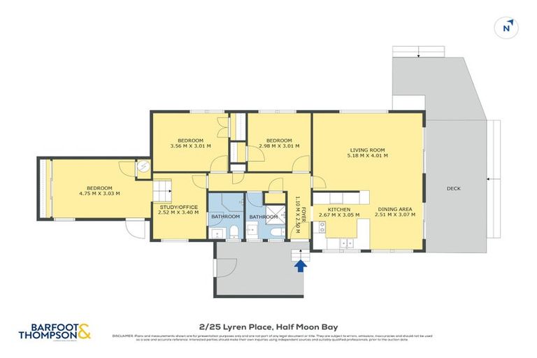 Photo of property in 2/25 Lyren Place, Half Moon Bay, Auckland, 2012