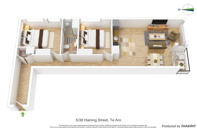 Photo of property in Haining Apartments, 5/38 Haining Street, Te Aro, Wellington, 6011